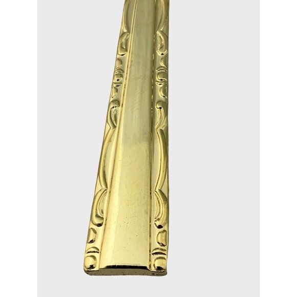 Towle Supreme Cutlery Japan TWS120-GOLD Gold Electroplate 4 Soup Spoons 7" - Picture 6 of 8